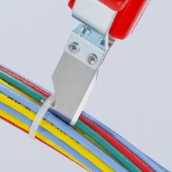 Outil à dégainer Knipex pour câbles ronds standard - Lame scalpel - Longueur 165 mm