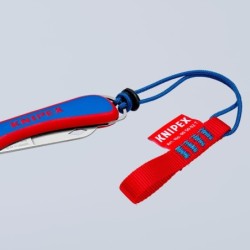 Couteau d'électricien Knipex lame pliante longueur 80 mm en acier inoxydable