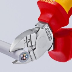 Pince à dénuder coupante de côté isolés 1000 V longueur 160 mm