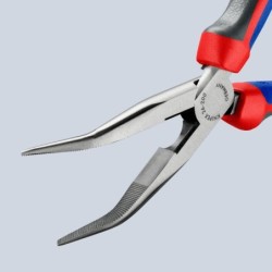 Pince de mécanicien demi-ronde avec tranchant Knipex longueur 200 mm