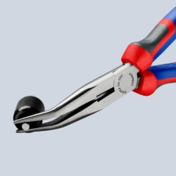 Pince de mécanicien demi-ronde avec tranchant Knipex longueur 200 mm