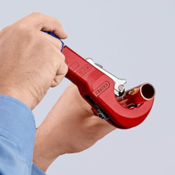 Coupe-tubes compact pour tubes cuivre et inox - TubiX Knipex - Capacité Ø 6 - 35 mm