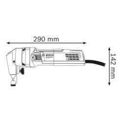Grignoteuse électrique Bosch GNA 75-16 750W avec accessoires