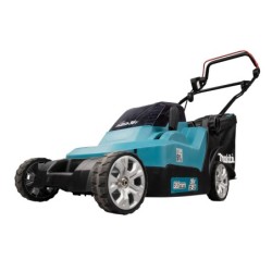 Tondeuse à gazon DLM382PT2 Makita 38cm avec 2 batteries 18V 5Ah et chargeur double