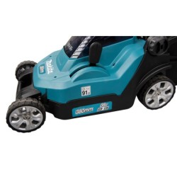 Tondeuse à gazon DLM382PT2 Makita 38cm avec 2 batteries 18V 5Ah et chargeur double
