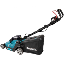 Tondeuse à gazon DLM382PT2 Makita 38cm avec 2 batteries 18V 5Ah et chargeur double