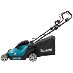 Tondeuse à gazon DLM382PT2 Makita 38cm avec 2 batteries 18V 5Ah et chargeur double