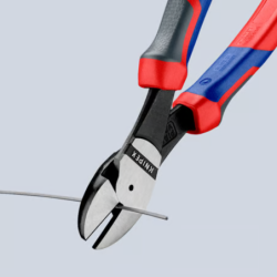 Pince coupante de côté à forte démultiplication Knipex