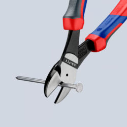 Pince coupante de côté à forte démultiplication Knipex