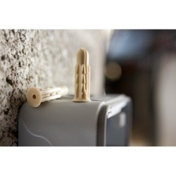 Cheville plastique universelle Arpon pour matériaux creux 8mm 30mm bidon de 350