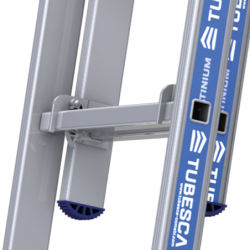 Echelle Platinium coulisse à main 2x10 échelons Hauteur accès max 5.8m