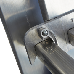 Echelle Platinium coulisse à main 2x10 échelons Hauteur accès max 5.8m