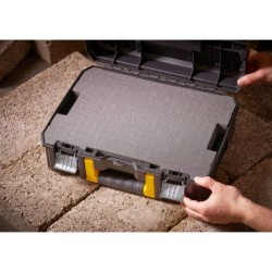 Malette avec plateau mousse modulable Stanley TSTAK Fatmax