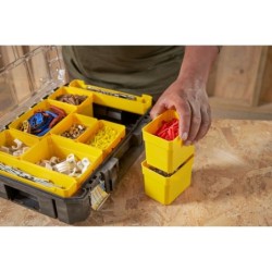 Organisateur grande capacité Stanley Fatmax Pro-stack 7,8 L avec 10 compartiments