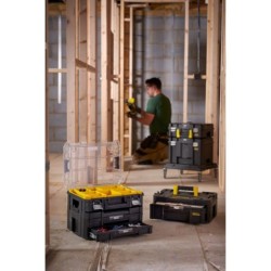 Organisateur grande capacité Stanley Fatmax Pro-stack 7,8 L avec 10 compartiments