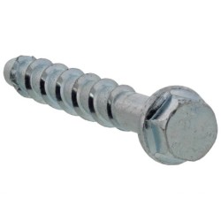 Vis béton Tapcon HFL Xtrem acier zingué tête hexagonale