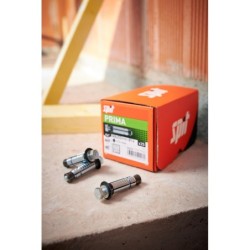 Cheville métallique à large expansion Prima sans vis - boîte de 25