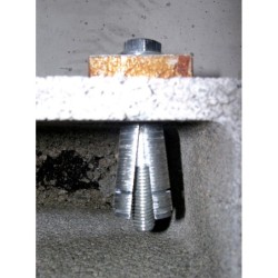 Cheville métallique à large expansion Prima sans vis - boîte de 25
