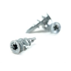Cheville autoforeuse zamak pour plâtre Drive TP12 avec vis tête plate