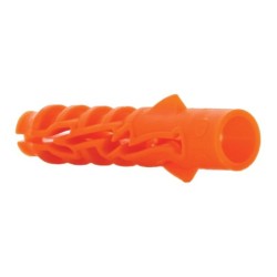 Cheville nylon sans collerette pour fixation légère dans matériaux pleins