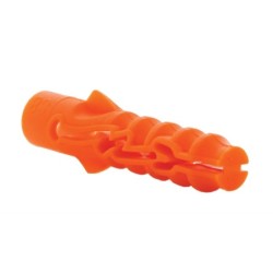 Cheville nylon sans collerette pour fixation légère dans matériaux pleins