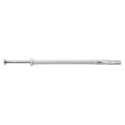 Cheville nylon à frapper Hit-M P avec vis inox A2 tête plate