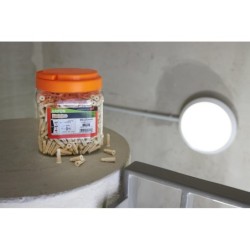 Cheville plastique universelle Arpon pour matériaux creux - grappe de 100