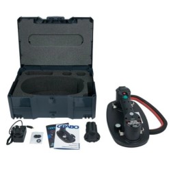 Ventouse Grabo Plus avec 1 batterie 1 chargeur 1 joint mousse et 1 filtre à air en Systainer