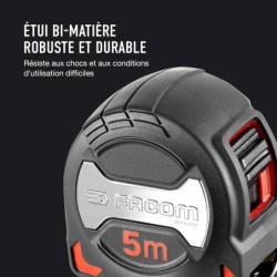 Mètre mesure à ruban Facom 897A avec corps ABS classe 2