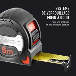 Mètre mesure à ruban Facom 897A avec corps ABS classe 2