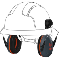 Coquilles antibruit pour casque EVO 3 - EVOLITE Sonis Compact JSP