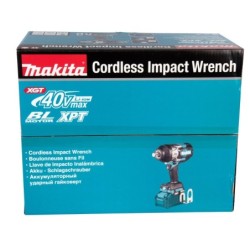 Boulonneuse à chocs XGT40V MAX TW001GM201 Makita avec 2 batteries 4Ah et chargeur