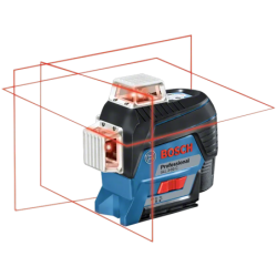 Laser GLL 3-80 C Bosch 3 lignes rouge 1 batterie GBA 12V 2.Ah avec support BM 1 et L-BOXX 136
