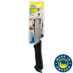 Marteau agrafeur Pro R311 Rapid pour agrafes en fil plat n°140 de 6 à 12 mm