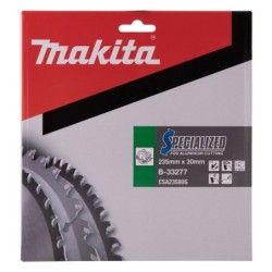 Lame de scie circulaire Specialized Makita spécial Aluminium 235 x 30 mm 80 dents