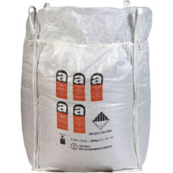 Big bag spécial amiante Baobag doublure polyéthylène 1m³ charge maxi 1000 kg