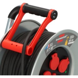Enrouleur de câble H07RN-F 3G2.5 Silver Brennenstuhl