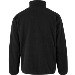 Micropolaire recyclée col zippé noir