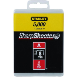 Agrafes Stanley type A taille 8 mm - boîte de 5000