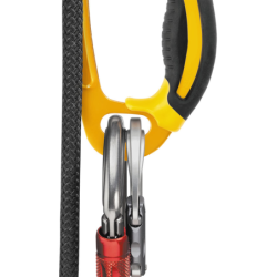 Poignée ASCENSION bloqueur version droite jaune pour les remontées sur corde Petzl