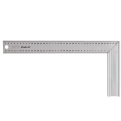 Equerre de menuisier Stanley talon alu lame acier inox
