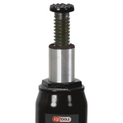 Cric bouteille hydraulique avec soupape de surcharge et levier démontable