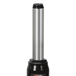 Cric bouteille hydraulique avec soupape de surcharge et levier démontable