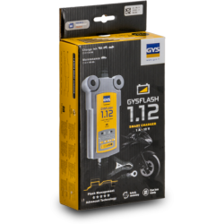 Chargeur automatique Gys Gysflash 1.12 12v 1A pour motos karting Jet-ski tondeuses