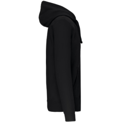 Sweat-shirt zippé capuche homme Kariban K454 coloris Noir