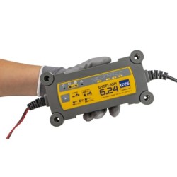 Chargeur Gysflash 6.24 automatique pour batterie 6-12-24V tension 130W
