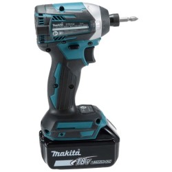 Visseuse à choc 18V Li-ion 5Ah 175Nm Makita avec 2 batteries et 1 chargeur en coffret