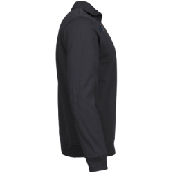 Pull col camionneur zippé Largo North Ways 100% polyester noir