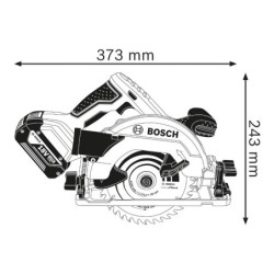 Scie circulaire sans fil Bosch GKS 18V-57 G diamètre 165 mm Solo (vendu sans batterie ni chargeur)