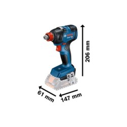 Visseuse à chocs/boulonneuse sans fil GDX 18V-200 Solo en L-Boxx